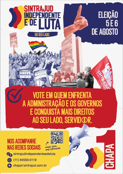 Card de convocação para a votação, 5 e 6 de agosto